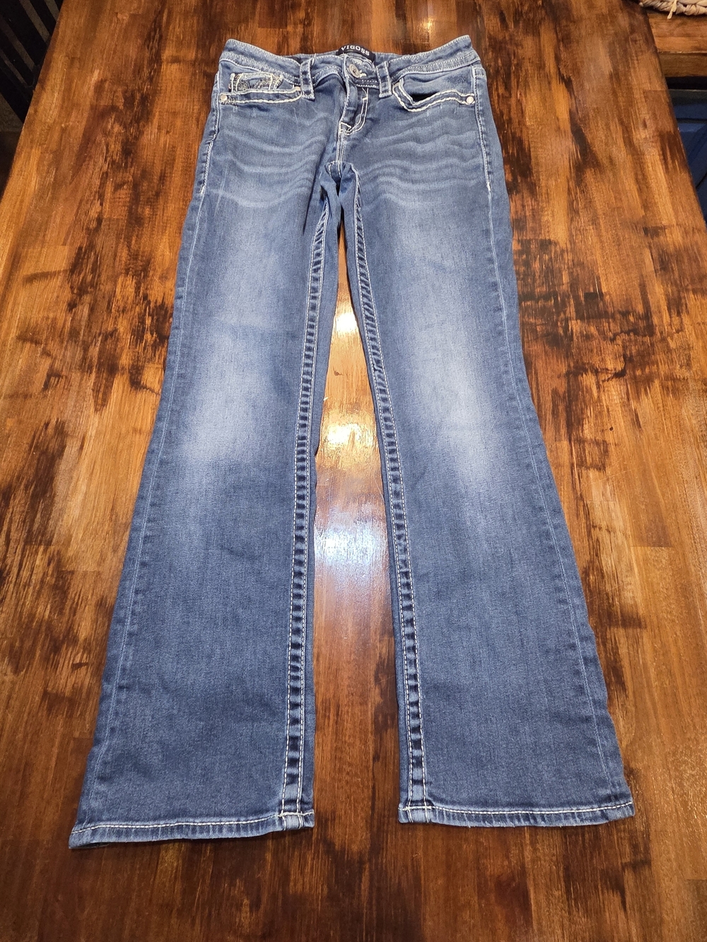 Vigoss Slim Boot Classic Fit Denim Jeans Women's MediuWomen’s Blue Bootcut Jeans
